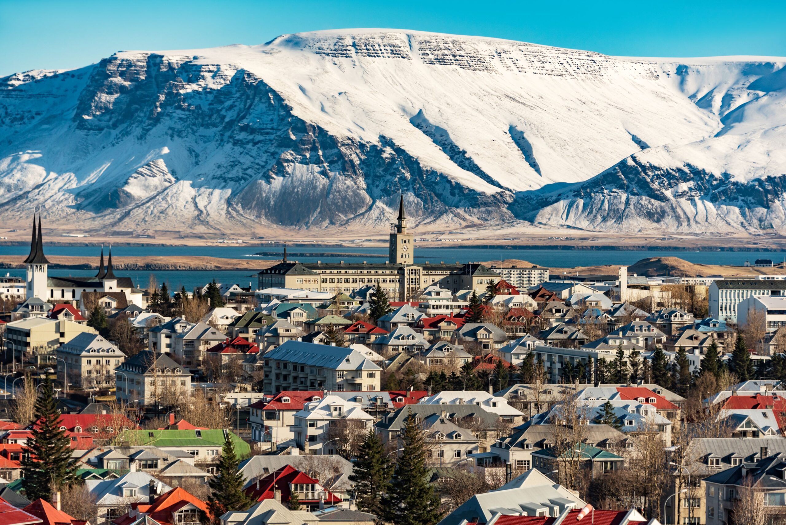 Reijkjavik von oben.