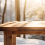 Winterfest machen: Holzgartenmöbel vor Kälte schützen